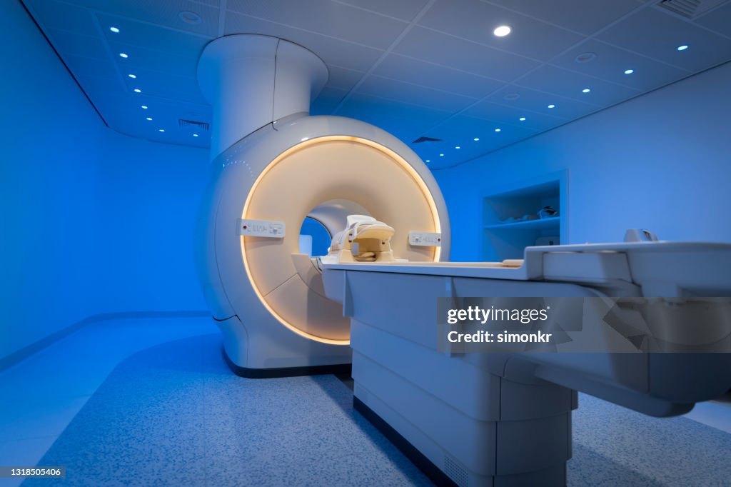 MRI scanner in hospital