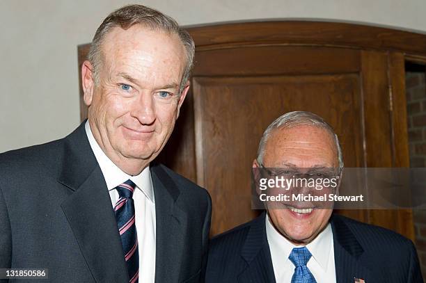 Bill O'Reilly and Robert Catell attend NCPD Foundation's Campaign To Build A New Center For Law Enforcement & Intelligenceon December 7, 2010 in Mill...
