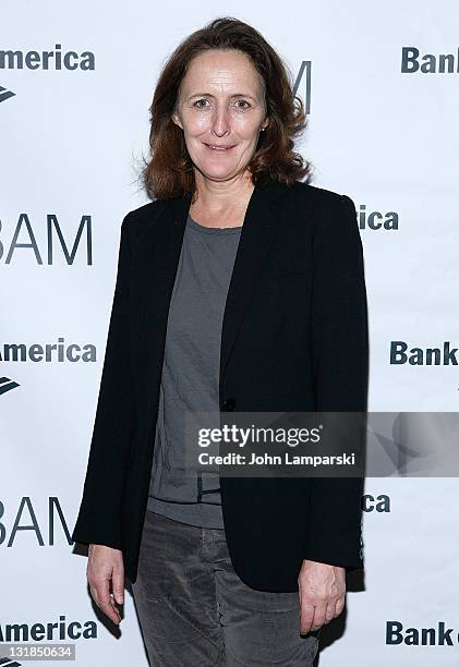 Fiona Shaw attends the "John Gabriel Borkman" after party at the Brooklyn Academy of Music on January 13, 2011 in New York City.