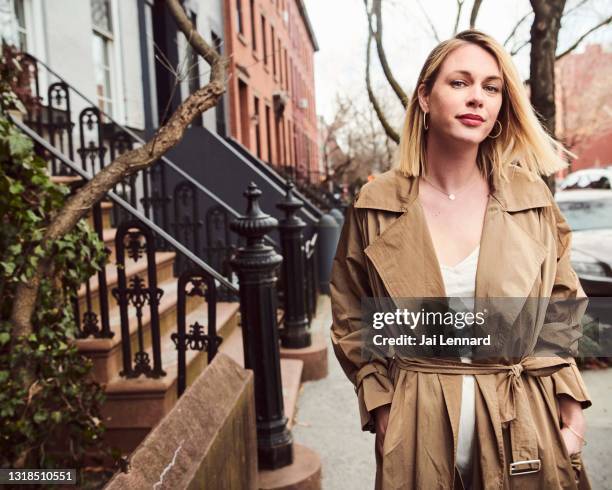 Chef Alison Roman is photographed for Elle Magazine on March 28, 2019 in New York City.