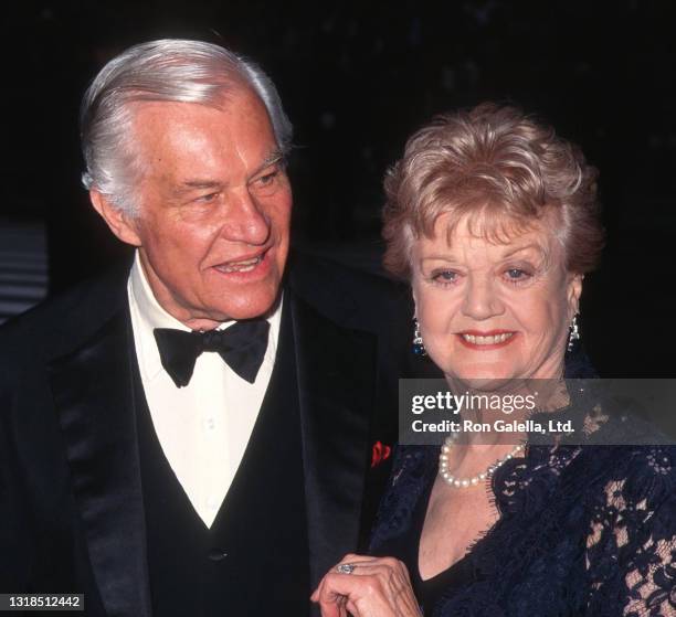 Peter Shaw and Angela Lansbury attend 52nd Annual Tony Awards at Radio City Music Hall in New York City on June 7, 1998.