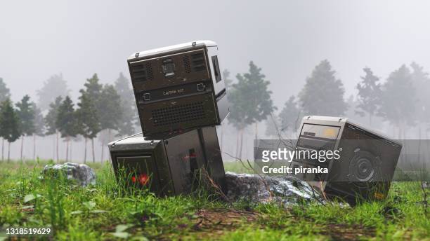 forgotten technology - e waste stock pictures, royalty-free photos & images