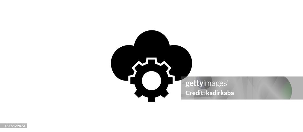 Cloud Management Modern Flat Icon Concept Design
