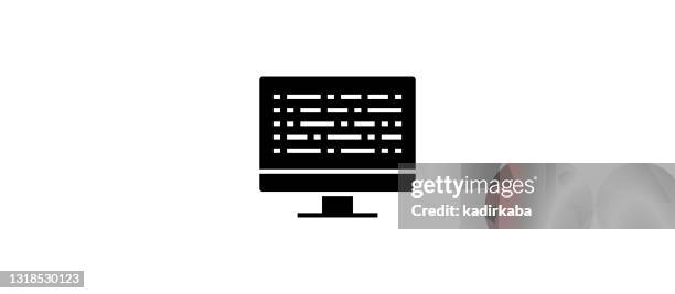 program coding modern flat icon concept design - hardware store logo stock illustrations