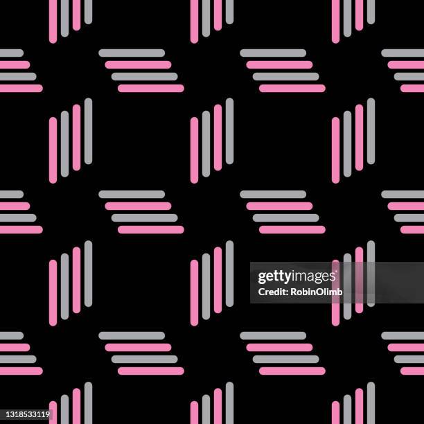 abstract 80s seamless pattern - 1982 stock illustrations