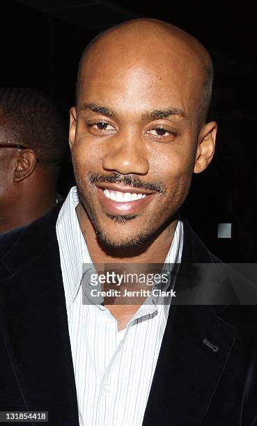 Stephon Marbury attends a Hennessey Black party to celebrate DJ D-Nice signing to Roc Nation DJ's at The Cooper Square Hotel on November 16, 2010 in...