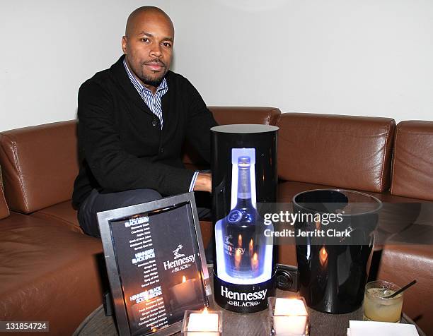 Nice attends his Hennessey Black party to celebrate DJ D-Nice signing to Roc Nation DJ's at The Cooper Square Hotel on November 16, 2010 in New York...