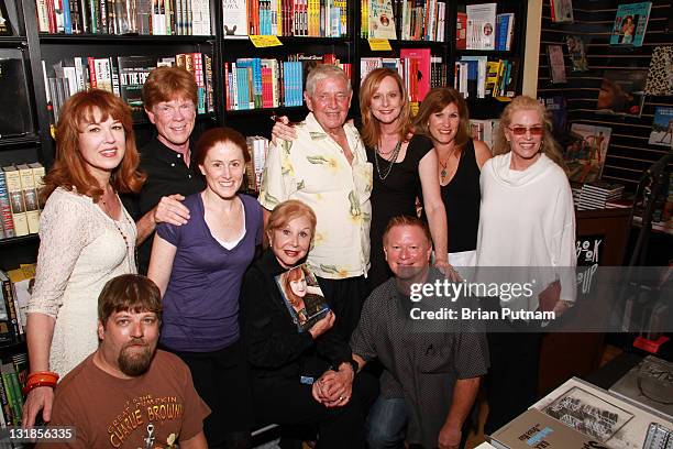 Cast members from 'The Waltons' Lee Purcell, David W. Harper, Jon Walmsley, Kami Cotler, Michael Learned, Ralph Waite, Mary McDonough, Eric Scott,...