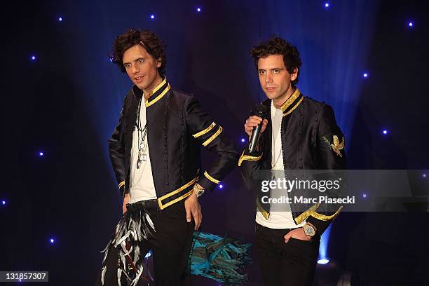 Mika attends the unveiling of his Waxwork at Musee Grevin on December 6, 2010 in Paris, France.