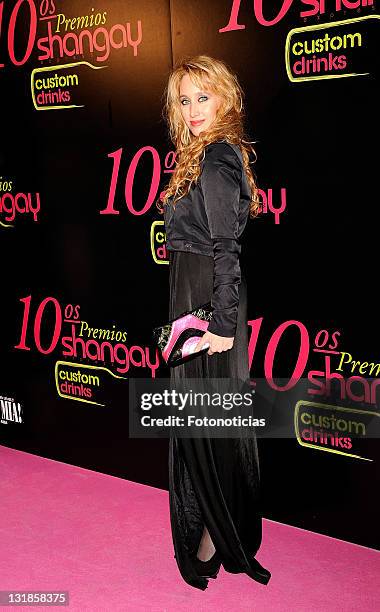 Geraldine Larrosa attends the 'Shangay Awards' 2010 at the Coliseum Theatre on November 30, 2010 in Madrid, Spain.