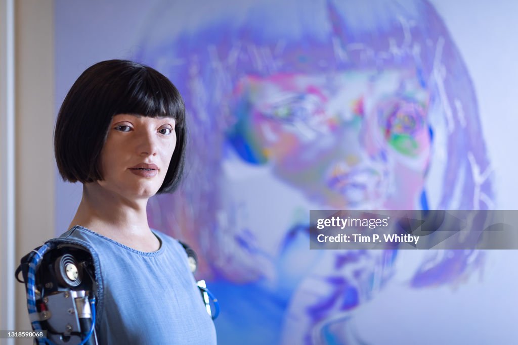 "AI-DA: The World's First Robot Artist" At The Design Museum - Press View