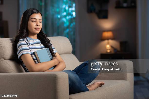 teenager girl - stock photo - indian girl pointing stock pictures, royalty-free photos & images