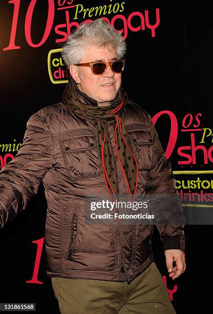 Director Pedro Almodovar attends the 'Shangay Awards' 2010 at the Coliseum Theatre on November 30, 2010 in Madrid, Spain.