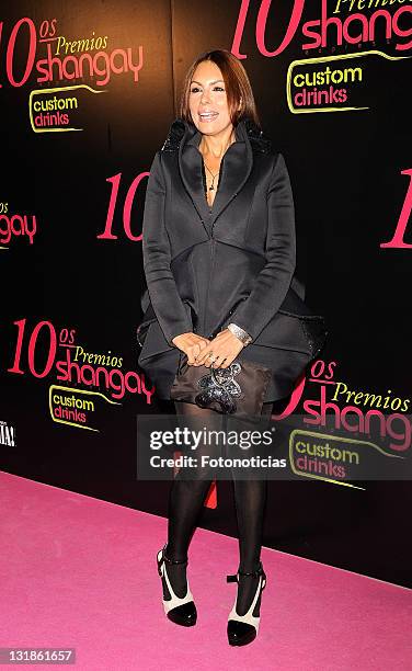 Jacqueline de la Vega attends the 'Shangay Awards' 2010 at the Coliseum Theatre on November 30, 2010 in Madrid, Spain.