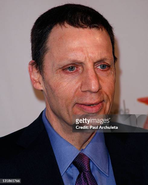 Comedian Mark Schiff arrives at the10th annual Comedy For A Cure at The Roosevelt Hotel on April 3, 2011 in Hollywood, California.