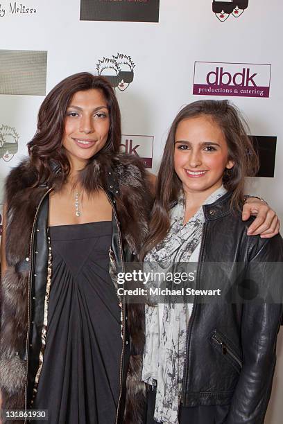 Barami President Neda Hakakian and TV personality Kelli Tomashoff attend the launch of P. Luca at Barami on November 16, 2010 in New York City.