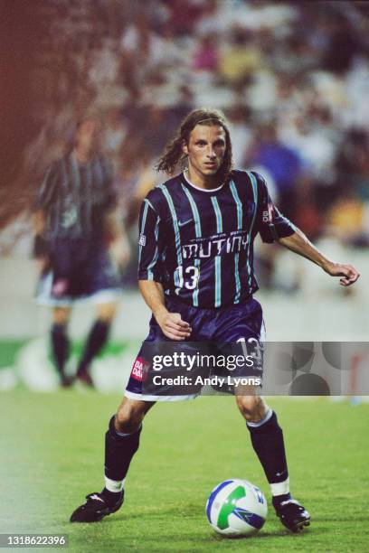 Frankie Hejduk, Defender and Midfielder for the Tampa Bay Mutiny during the MLS Eastern Conference match against DC United on 29th August 1998 at the...