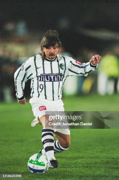 Jacek Ziober, Forward for the Tampa Bay Mutiny during the MLS Eastern Conference match against the Chicago Fire on 4th April 1998 at Soldier Field in...