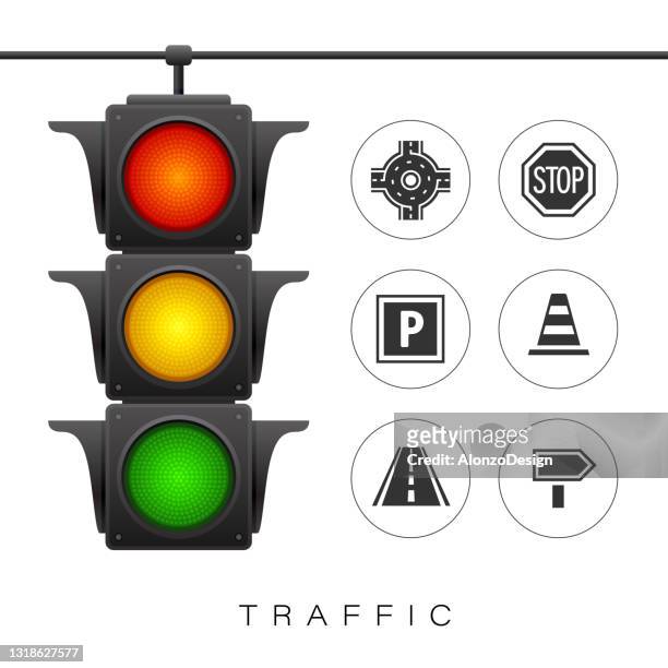 交通燈和圖示。 - red light 幅插畫檔、美工圖案、卡通及圖標