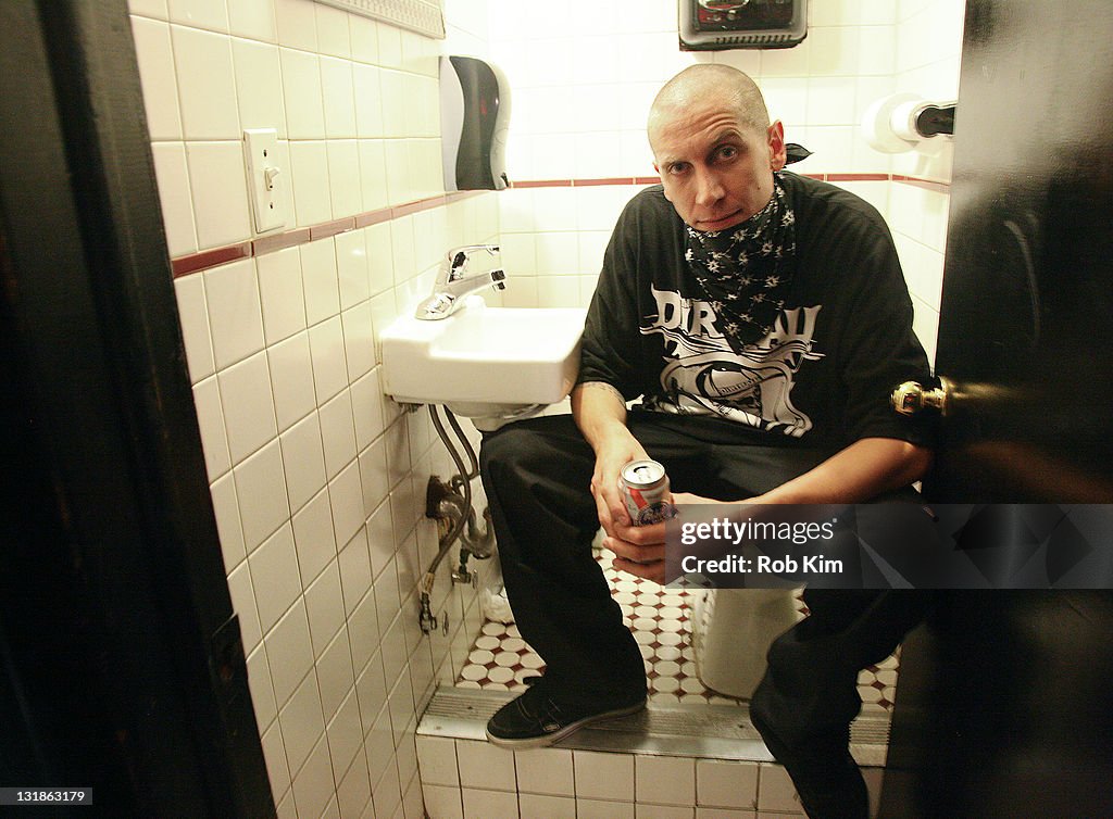 Dirt Ball Rapper Oregon based rapper The Dirtball, aka David Alexander, backstage ...
