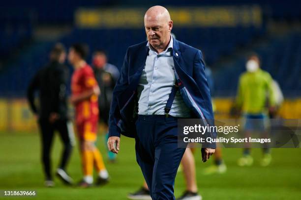 Pepe Mel, head coach of UD Las Palmas during the Liga Smartbank match betwen UD Las Palmas and Real Zaragoza at Estadio Gran Canaria on May 15, 2021...