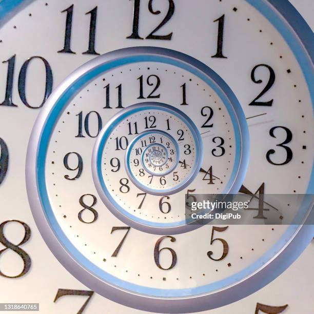 eternal clock face - always on imagens e fotografias de stock