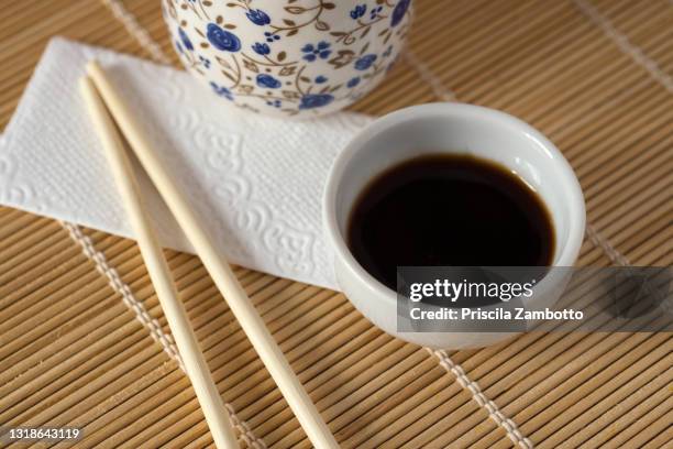 shoyu sauce - soy sauce stock pictures, royalty-free photos & images