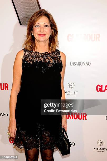 Ana Rosa Quintana attends 'Top Glamour 2010' awards at The Ritz hotel on November 11, 2010 in Madrid, Spain.