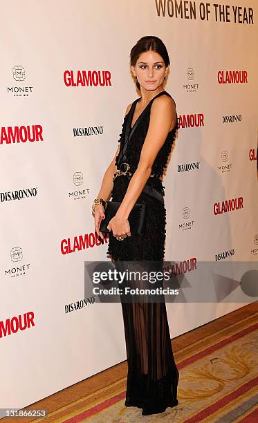 Olivia Palermo attends 'Top Glamour 2010' awards at The Ritz hotel on November 11, 2010 in Madrid, Spain.