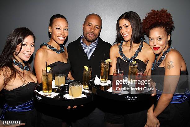 Nice attends his Hennessey Black party to celebrate DJ D-Nice signing to Roc Nation DJ's at The Cooper Square Hotel on November 16, 2010 in New York...