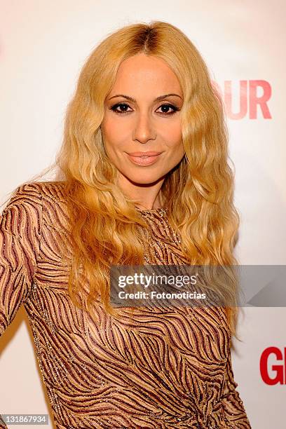 Marta Sanchez attends 'Top Glamour 2010' awards at The Ritz hotel on November 11, 2010 in Madrid, Spain.