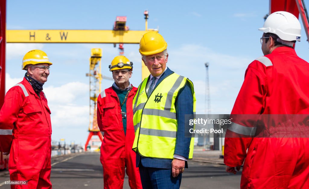 The Prince Of Wales And Duchess Of Cornwall Visit Northern Ireland - Day One
