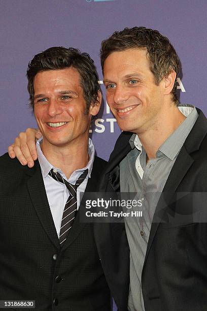 Directors/producers Mark Kassen and Adam Kassen attend the premiere of "Puncture" during the 2011 Tribeca Film Festival at SVA Theater on April 21,...