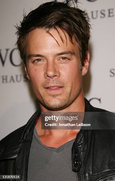 Josh Duhamel arrives to the IWC Schaffhausen Presents "Peter Lindbergh's Portofino" at Culver Studios on April 28, 2011 in Culver City, California.