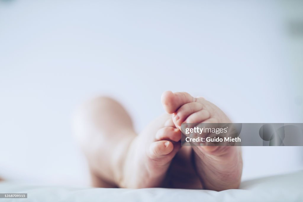 Baby feet.