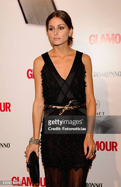 Olivia Palermo attends 'Top Glamour 2010' awards at The Ritz hotel on November 11, 2010 in Madrid, Spain.