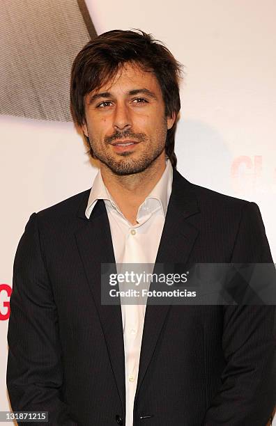 Hugo Silva attends 'Top Glamour 2010' awards at The Ritz hotel on November 11, 2010 in Madrid, Spain.