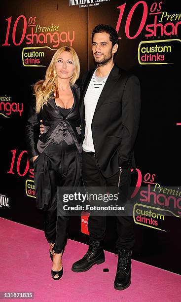 Iker Lastra and Susana Reche attend the 'Shangay Awards' 2010 at the Coliseum Theatre on November 30, 2010 in Madrid, Spain.