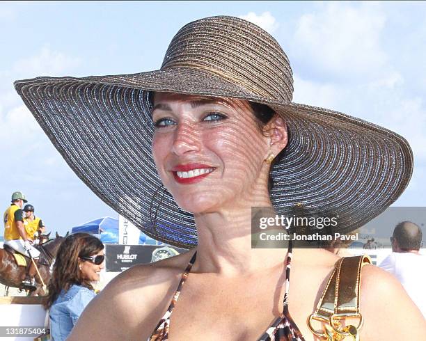 Carmen Dominicci is sighted on April 23, 2011 in Miami Beach, Florida.