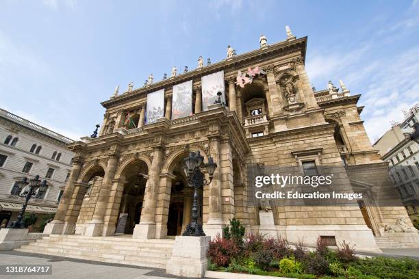 Hungary, Budapest, Opera House.