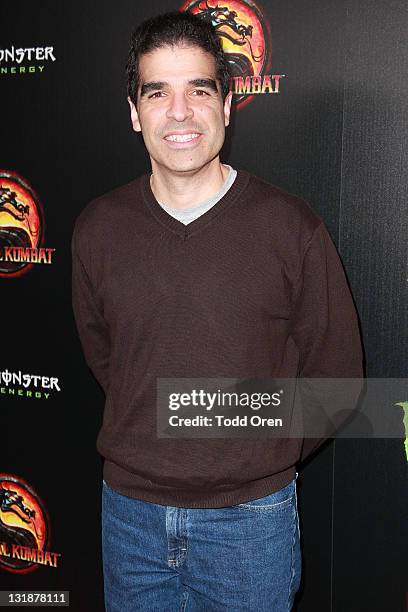 Mortal Kombat Co-creator Ed Boon attends the "Mortal Kombat Legacy" digital series premiere celebration at Saint Felix II on April 14, 2011 in...