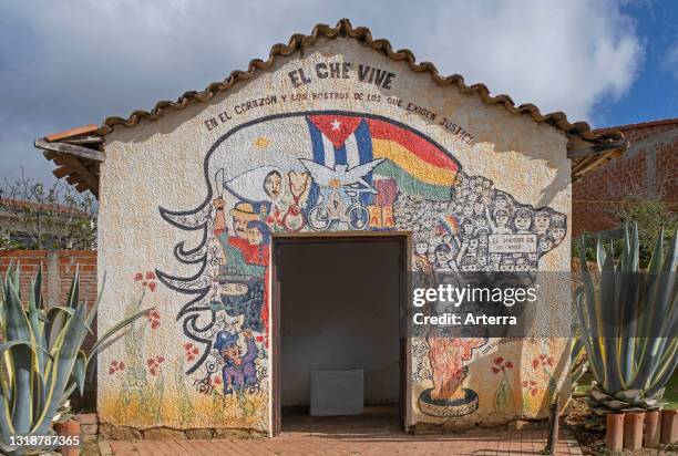 Morgue of the Hospital Señor de Malta where the dead body of Ernesto Che Guevara was brought in 1967 in the town Vallegrande, Santa Cruz, Bolivia.