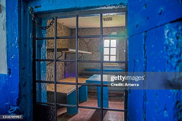 Interior of prisoner's barrack / cell at Gulag Perm-36 / ITK-6 / Gulag Museum, Soviet forced labour camp near the village Kuchino, Perm Krai, Russia.