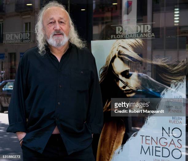 Director Montxo Armendariz attends a photocall for his latest film 'No Tengas Miedo' at the Renoir Floridablanca on April 27, 2011 in Barcelona,...