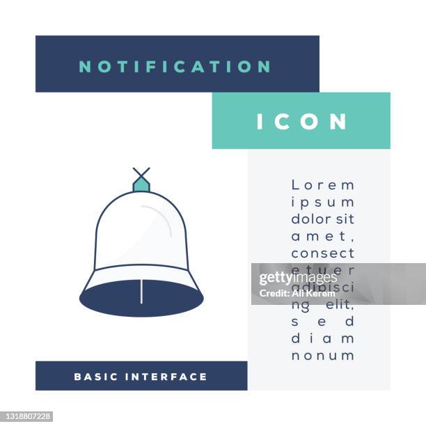 notification icon - iphone notification stock illustrations