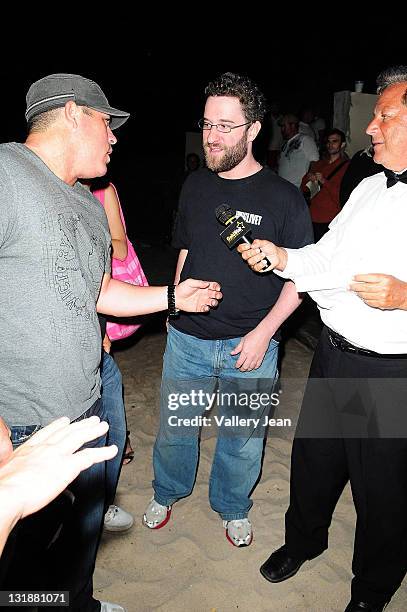 Dustin "Screech" Diamond attends Celebrity Boxing Match Featuring Michael Lohan and Frank Sorrentino at The Ocean Manor on June 4, 2011 in Fort...