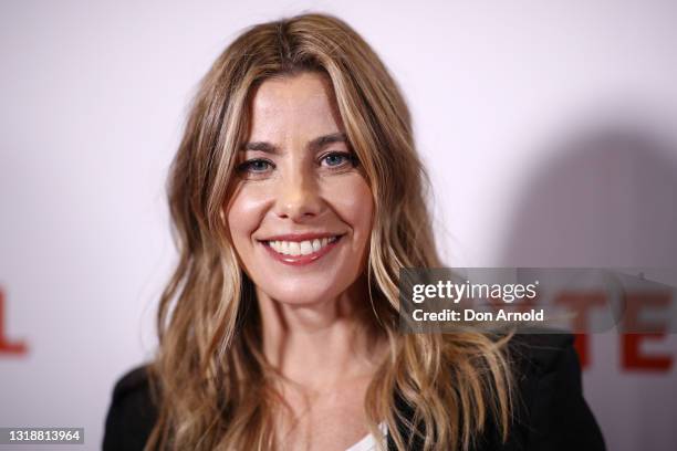Brooke Satchwell attends the premiere of the final season of Mr Inbetween on May 19, 2021 in Sydney, Australia.