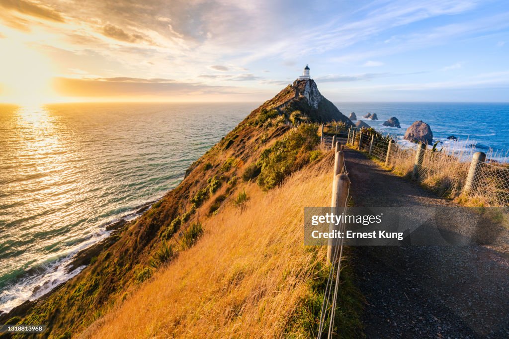 Tokata / Nugget Point Lighthouse, The Catlins, Sunrise