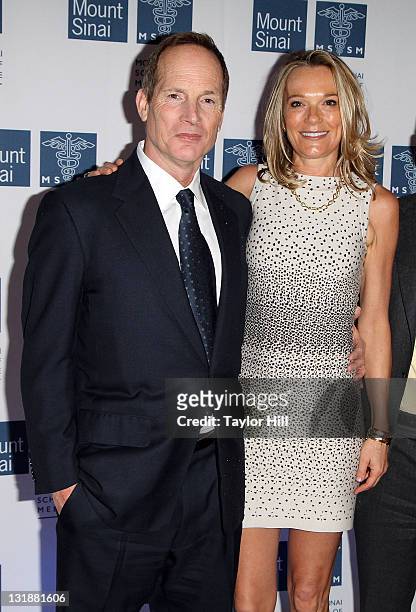 Philanthropist Glenn Dubin and Dr. Eva Andersson-Dubin attend the opening of Dubin Breast Center at the Tisch Cancer Institute at Mount Sinai...