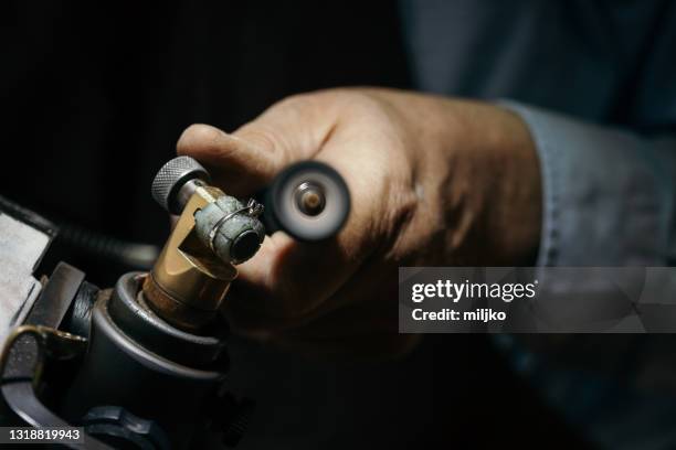 jewelry manufacture - polishing stock pictures, royalty-free photos & images